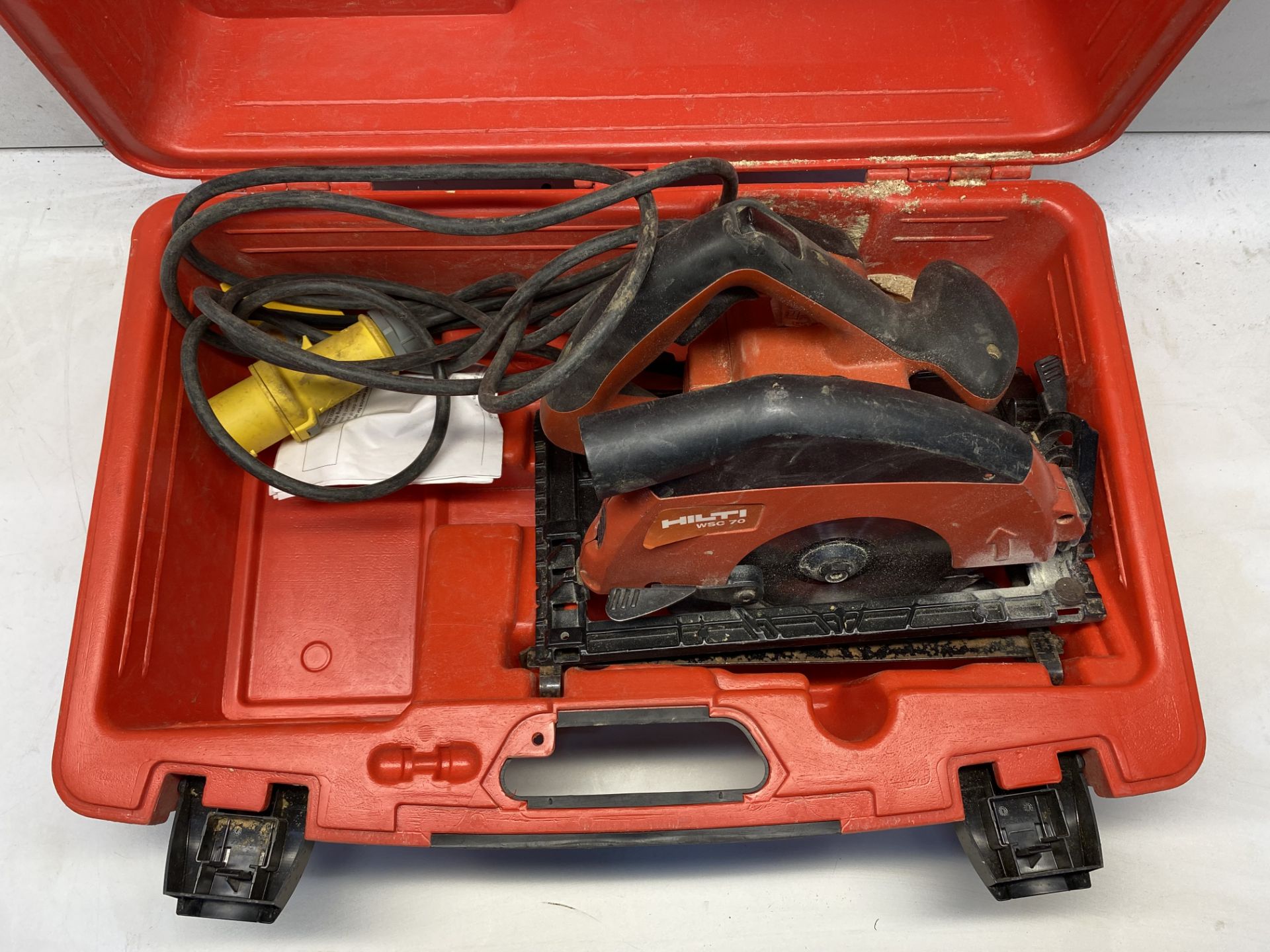 Hilti WSC70 Circular Saw W/ Carry Case | 110v Corded - Image 2 of 6