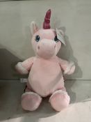 5 x Cubbies Pink Unicorn Soft Teddys