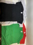 Quantity Of Coloured T-Shirts As Pictured