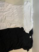 Quantity Of Black And White T-Shirts As Pictured
