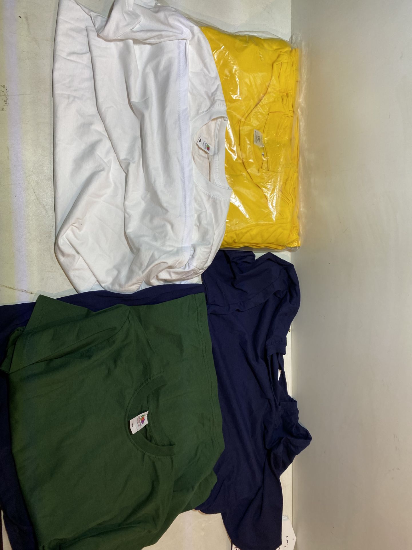 Quantity Of Various Coloured T-Shirts As Pictured