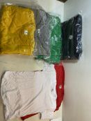 Quantity Of Various Coloured T-Shirts As Pictured