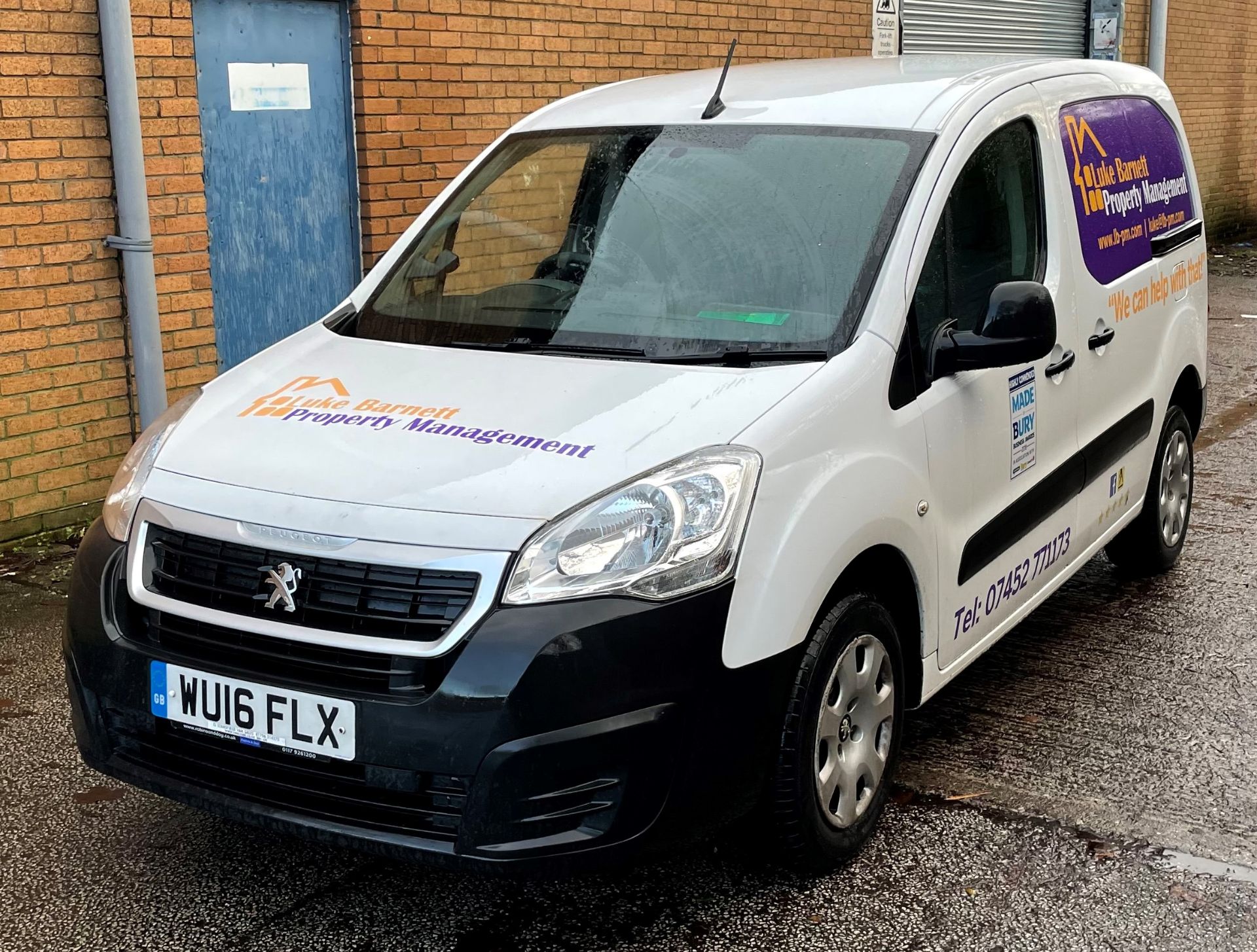 Peugeot Diesel Panel Van | Model: Partner 850 Professional | Reg: WU16 FLX | Mileage: 70,849 - Image 3 of 15