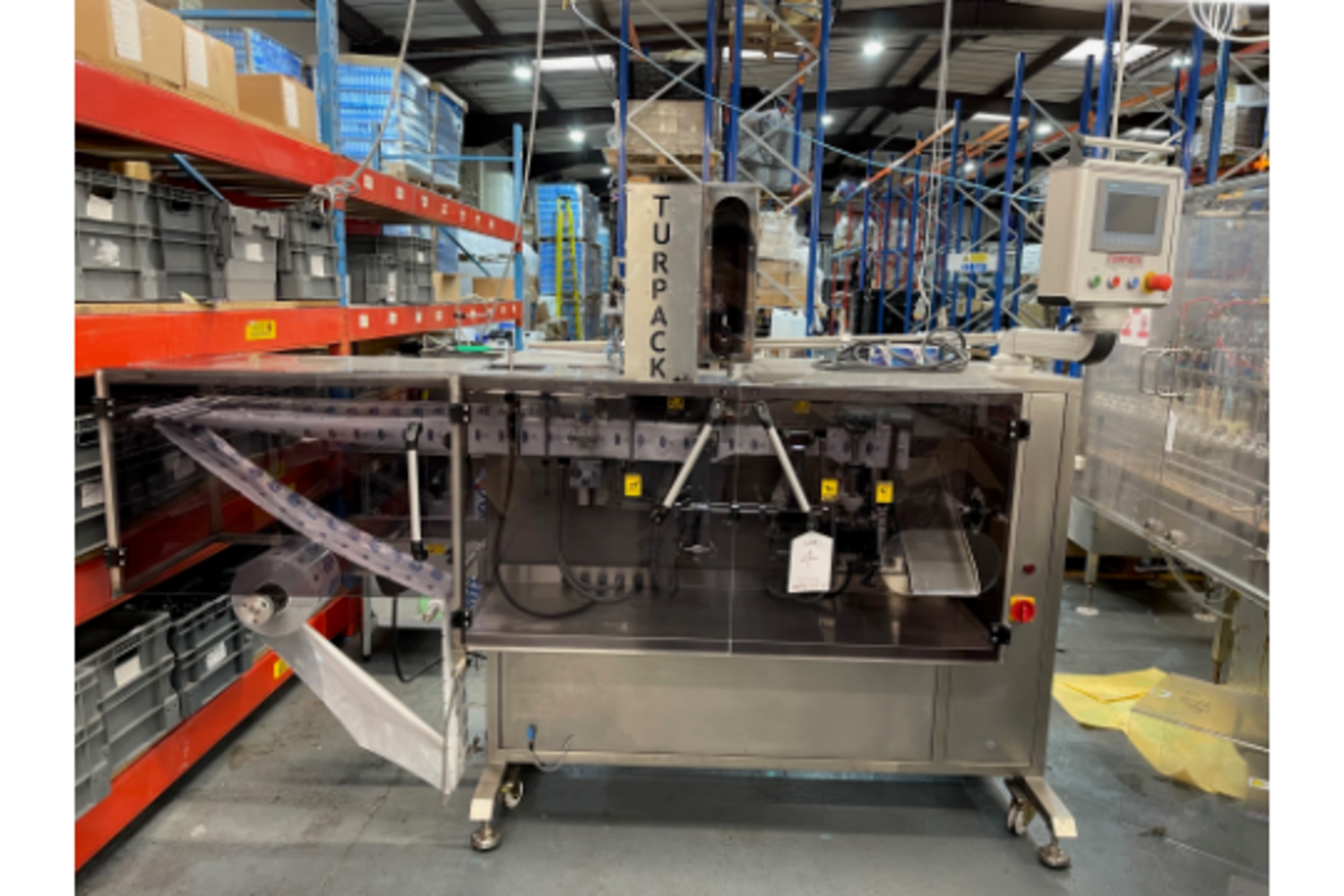 Filling & Packaging | Turpack 8 Lane Liquid Machine | Turpack horizontal wet wipe sachet machine | Aytex Mottors