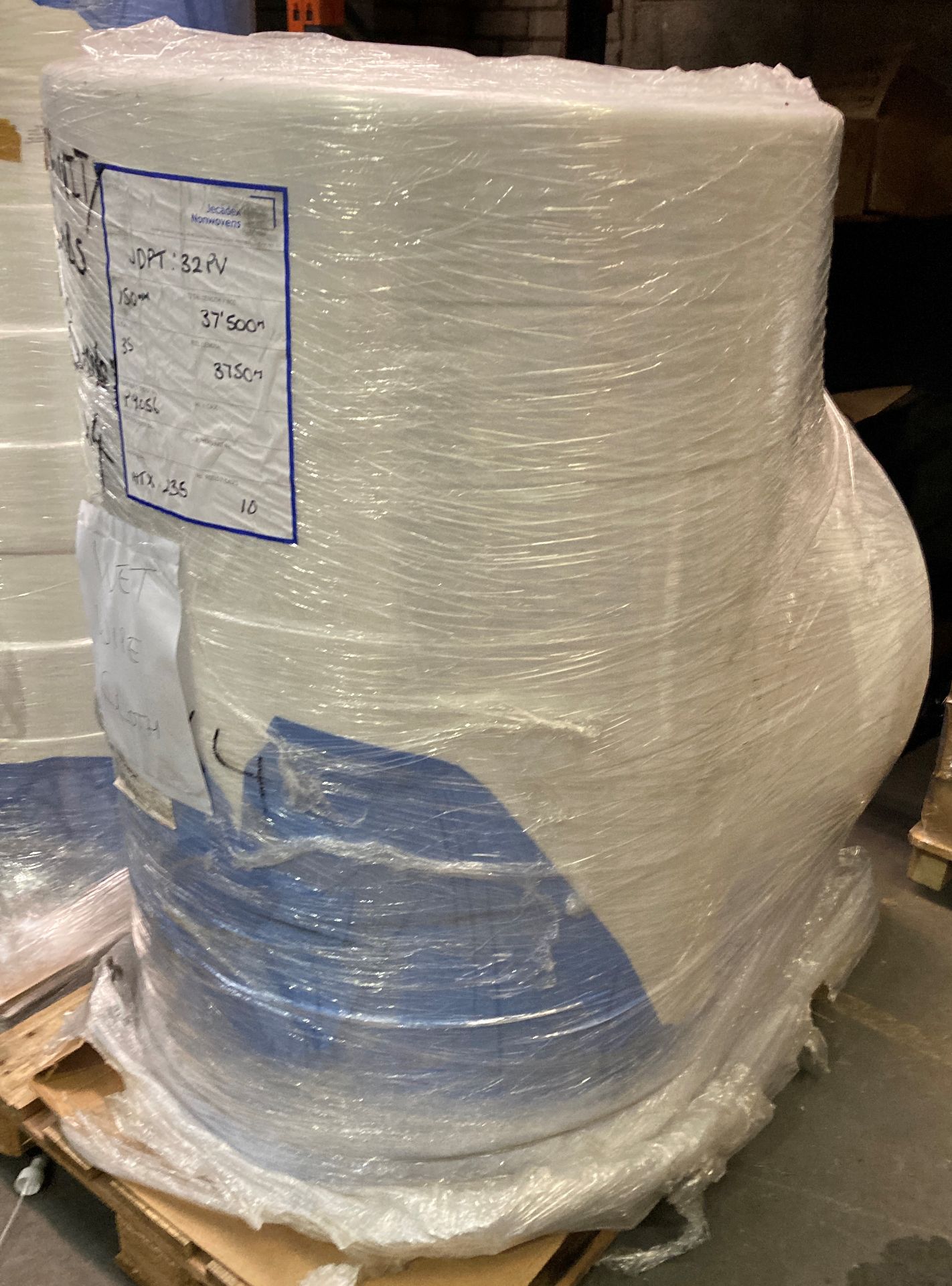 10 x Rolls of JDPT: 32PV Wet Wipe Tissue | 150mm x 3750m