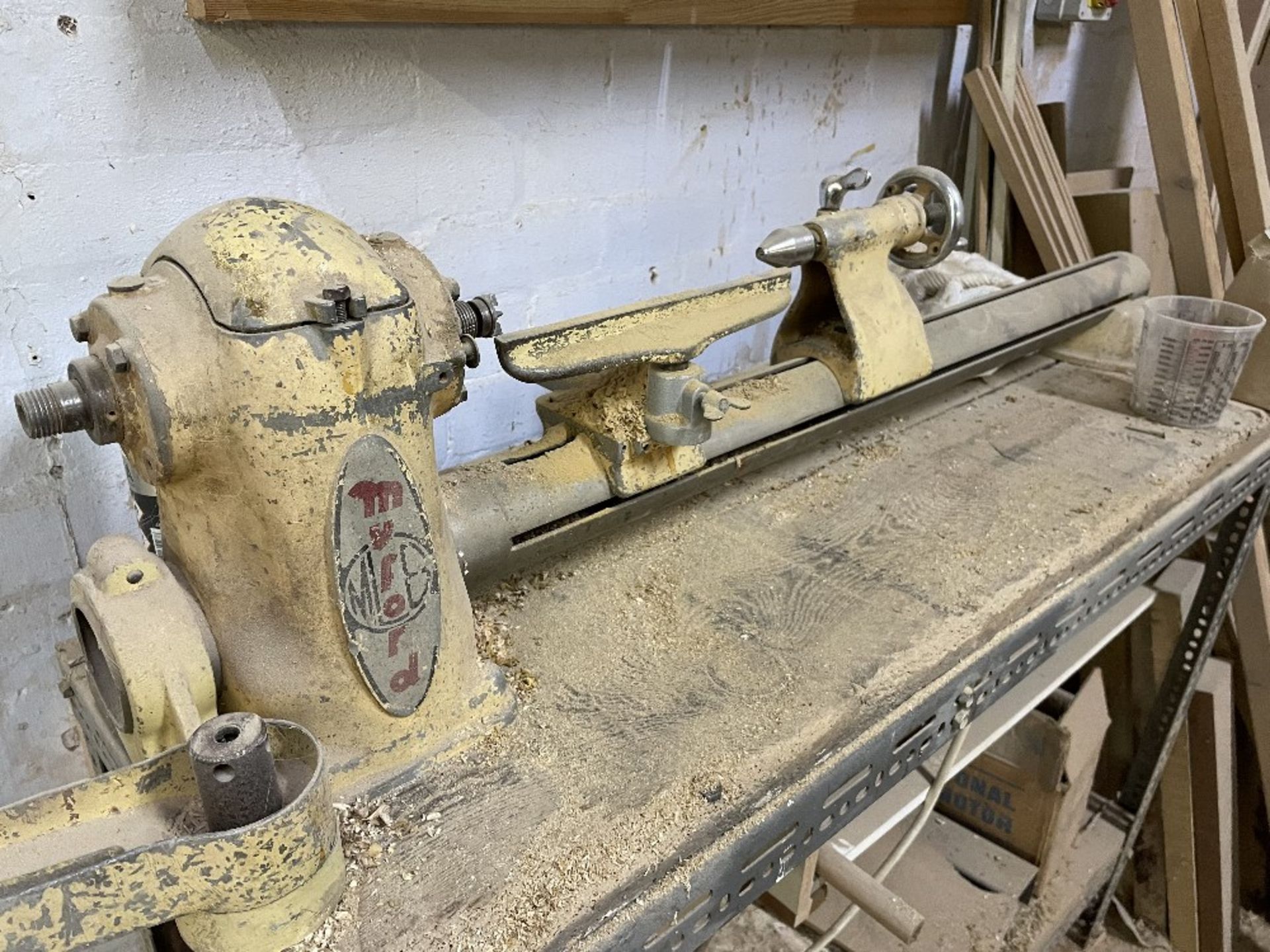 Myford Table Mounted Wood Turning Lathe - Image 4 of 4