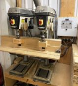 2 x Axminster WD16B Bench Pillar Drills w/ Automated Modifications