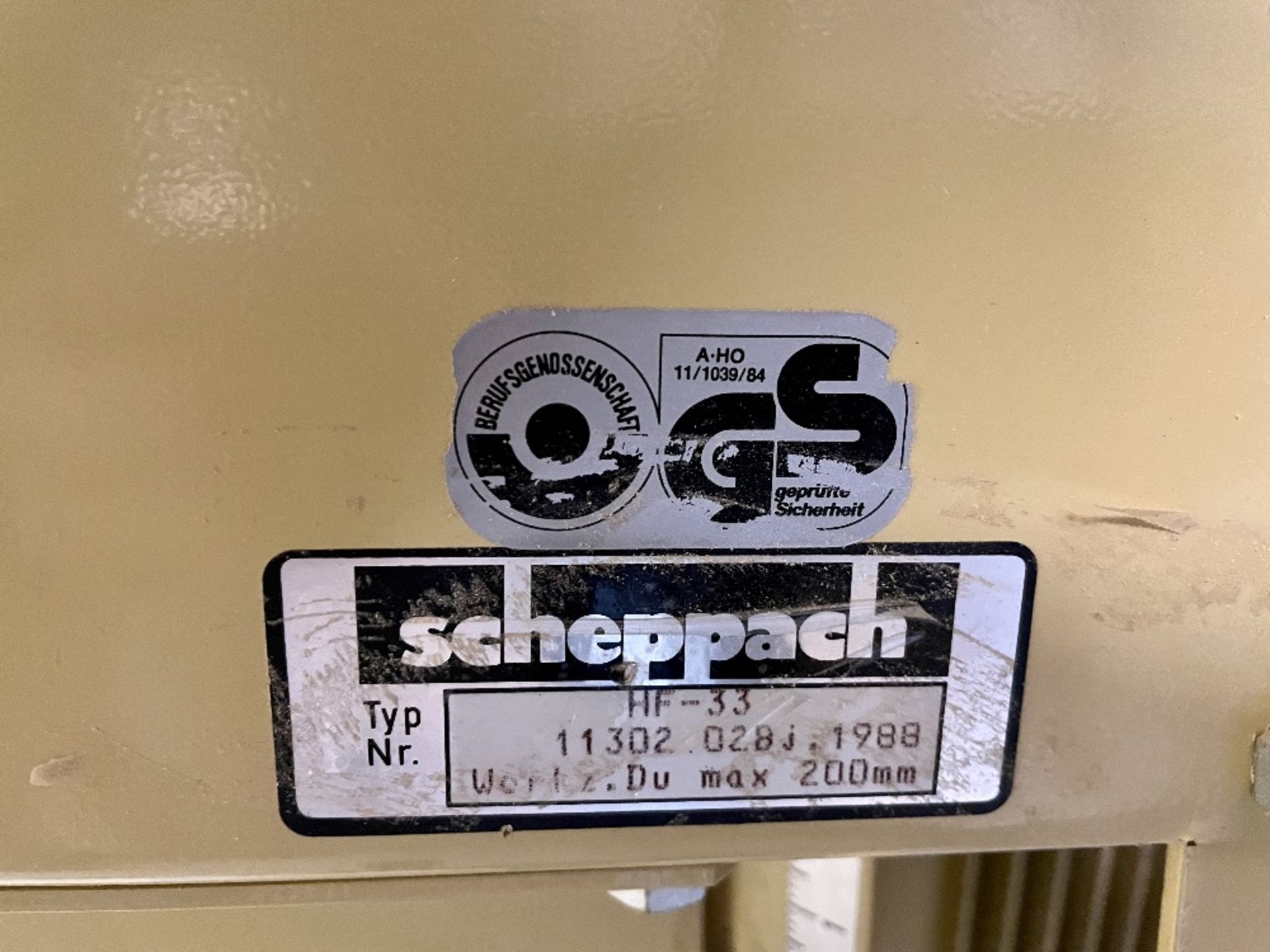 Scheppach HF-33 Spindle Moulder - Image 4 of 7