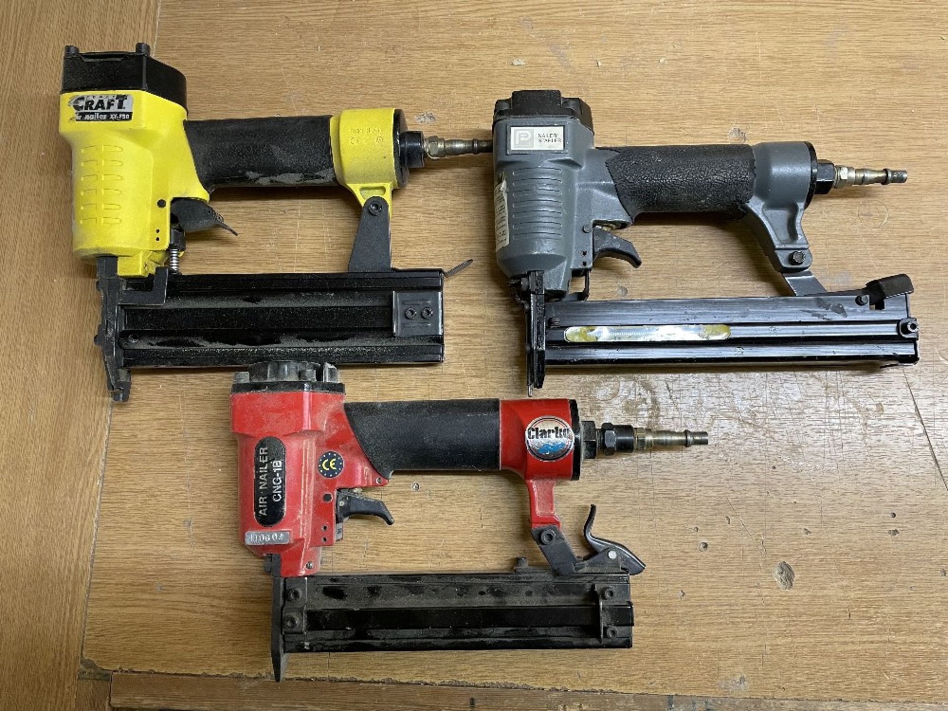 3 x Various Air Nailers | As Pictured