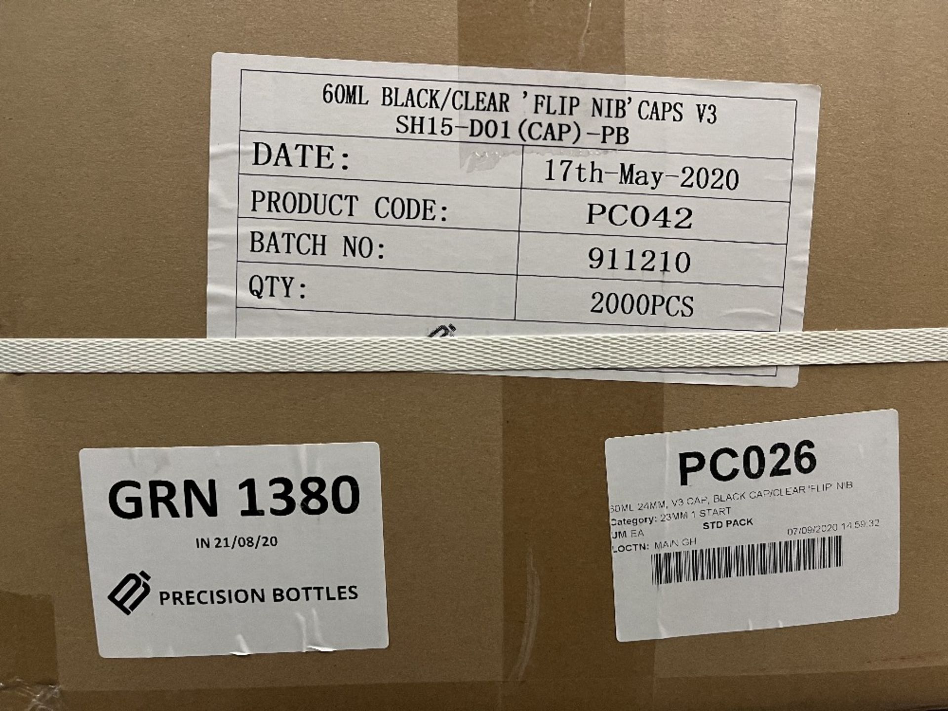 Pallet Of Various Bottles/Lids