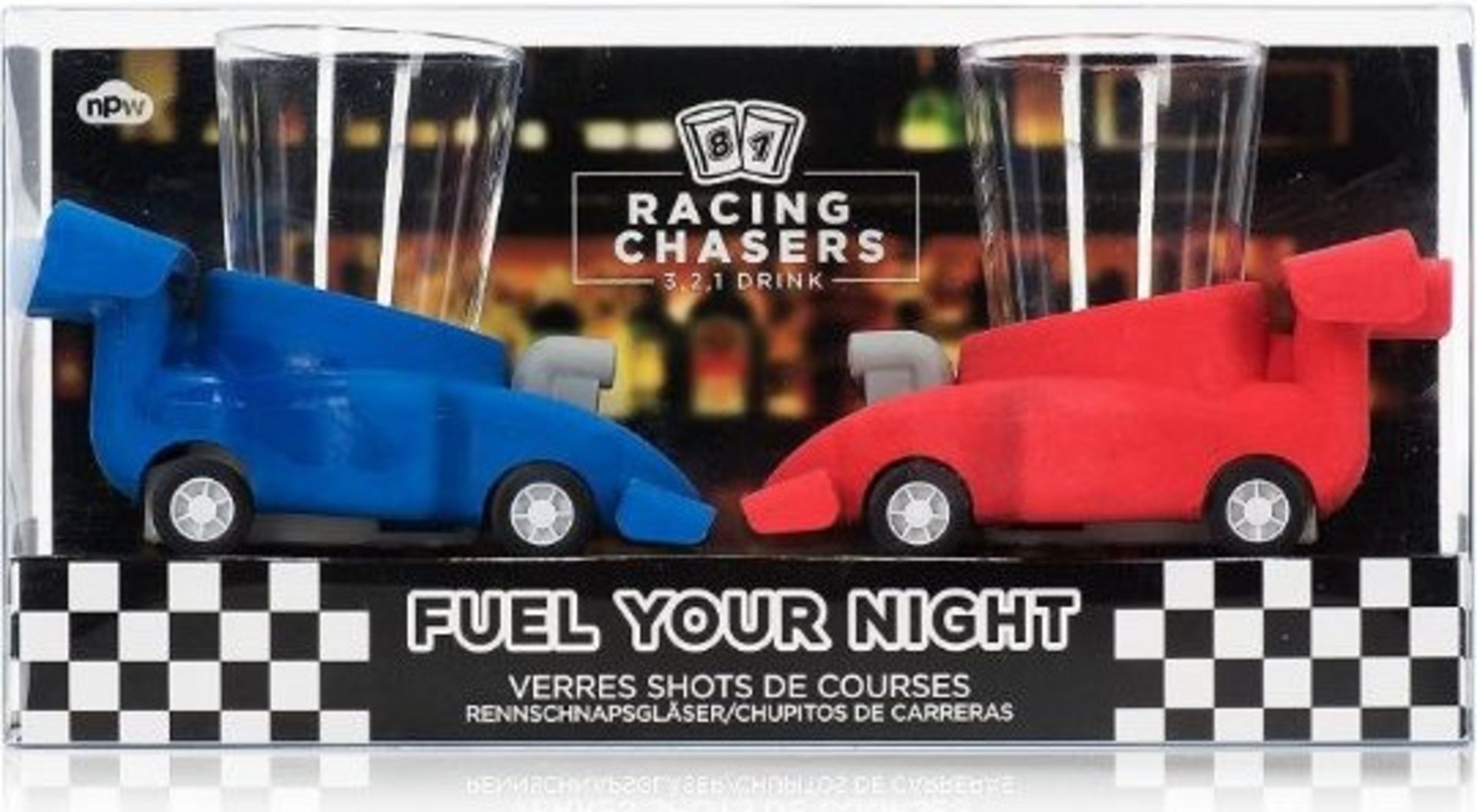 480 x Racing Car Shot Glasses | RRP £3,840