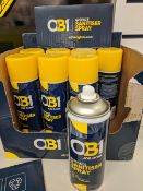 1000 x New, Sealed & Unused OB1 Job Done Surface sanitiser Spray | 400ml