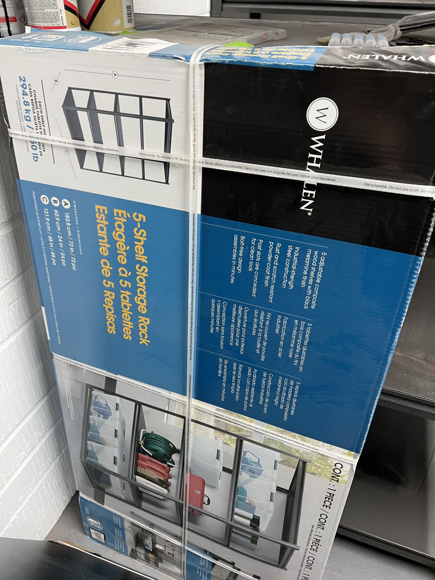 7 x Bays of Light Duty Racking | 182cm x 60cm x 122cm - Image 2 of 6