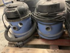 3 x Henry Numatic/Wet & Dry Vacuum Cleaners