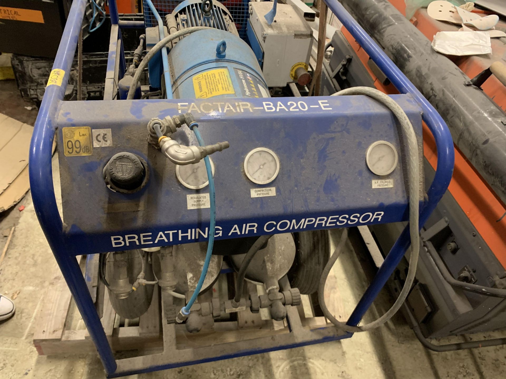 Factair BA20-E Mobile Breathing Air Compressor - Image 2 of 2