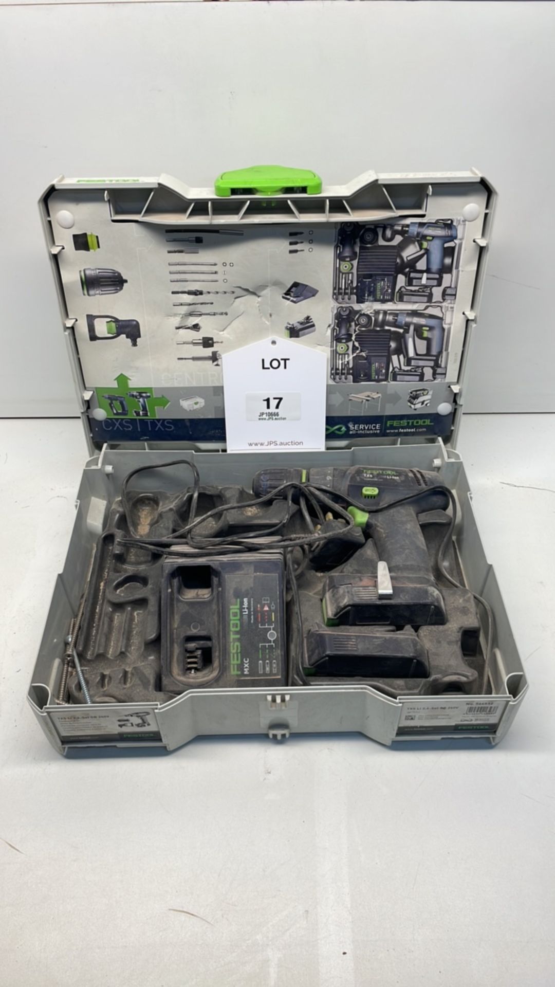 Festool TXS LI 2.6 Cordless Combi Drill w/ Charger in Case