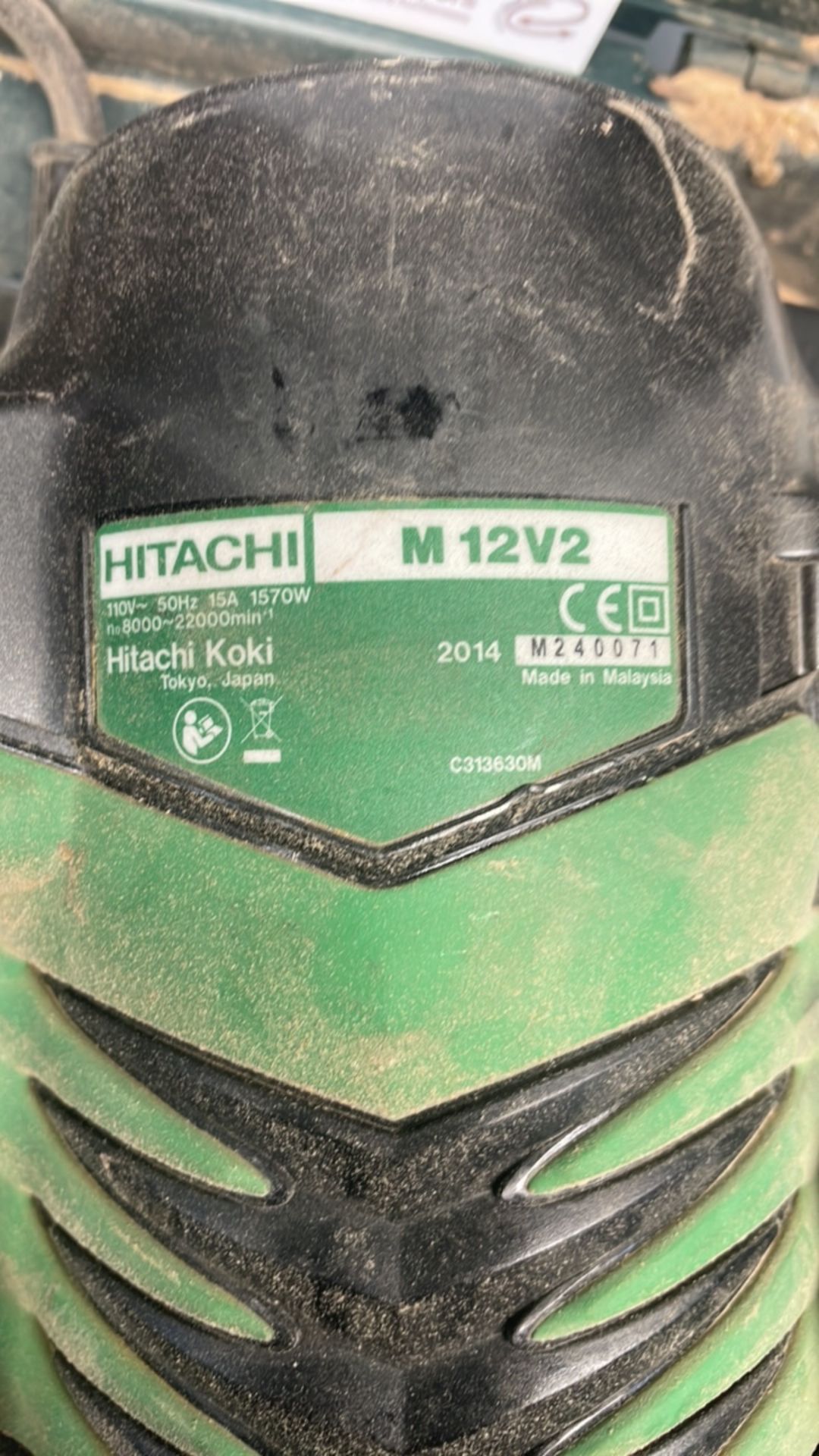Hitachi M12V2 Router in Case - Image 4 of 4