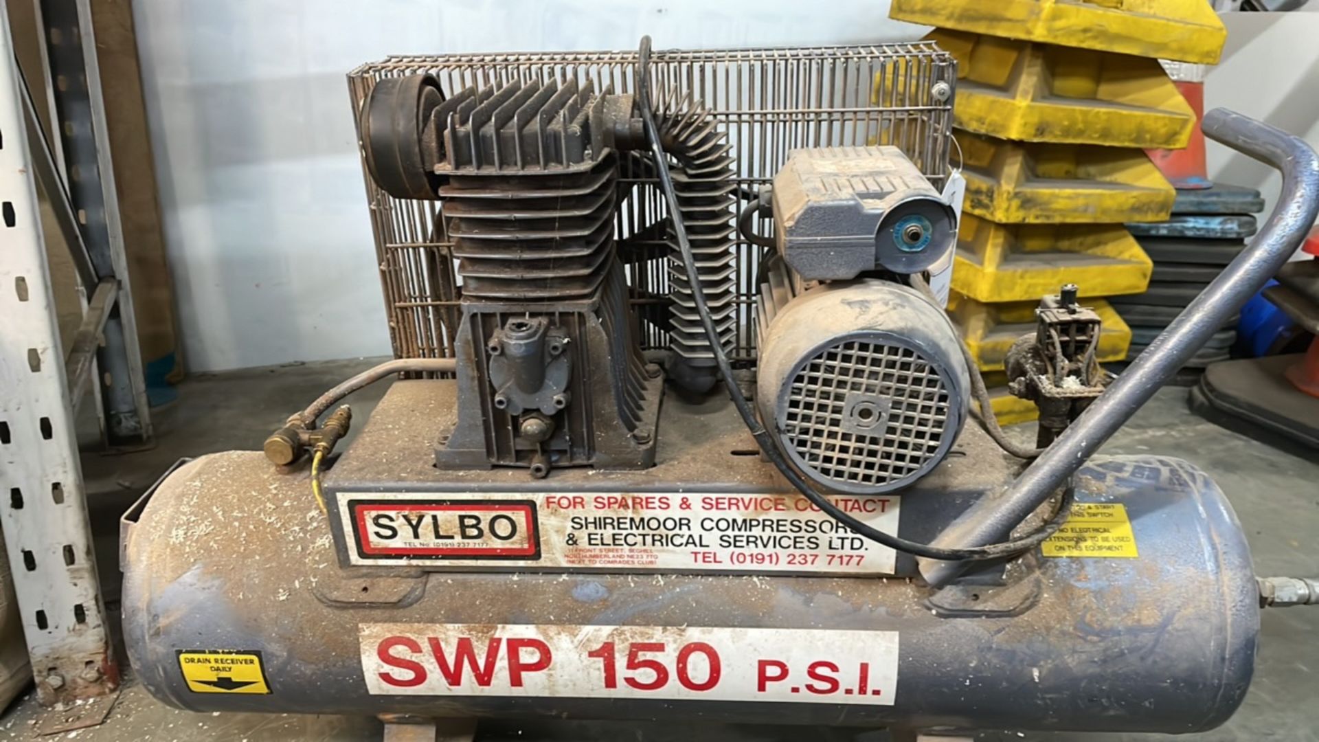 Sylbo SWP150PSI 110L Portable Air Compressor - Image 3 of 6