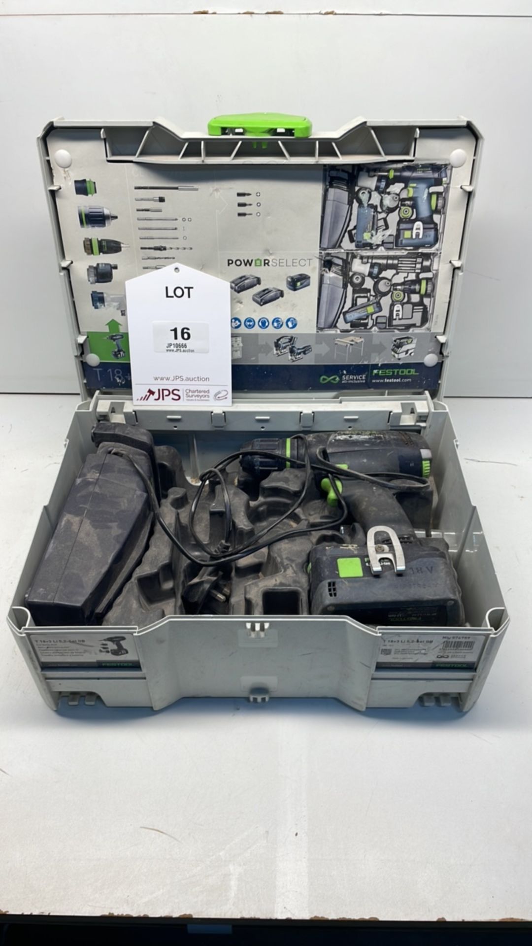 Festool T 18+3 LI Cordless Combi Drill w/ Charger in Case