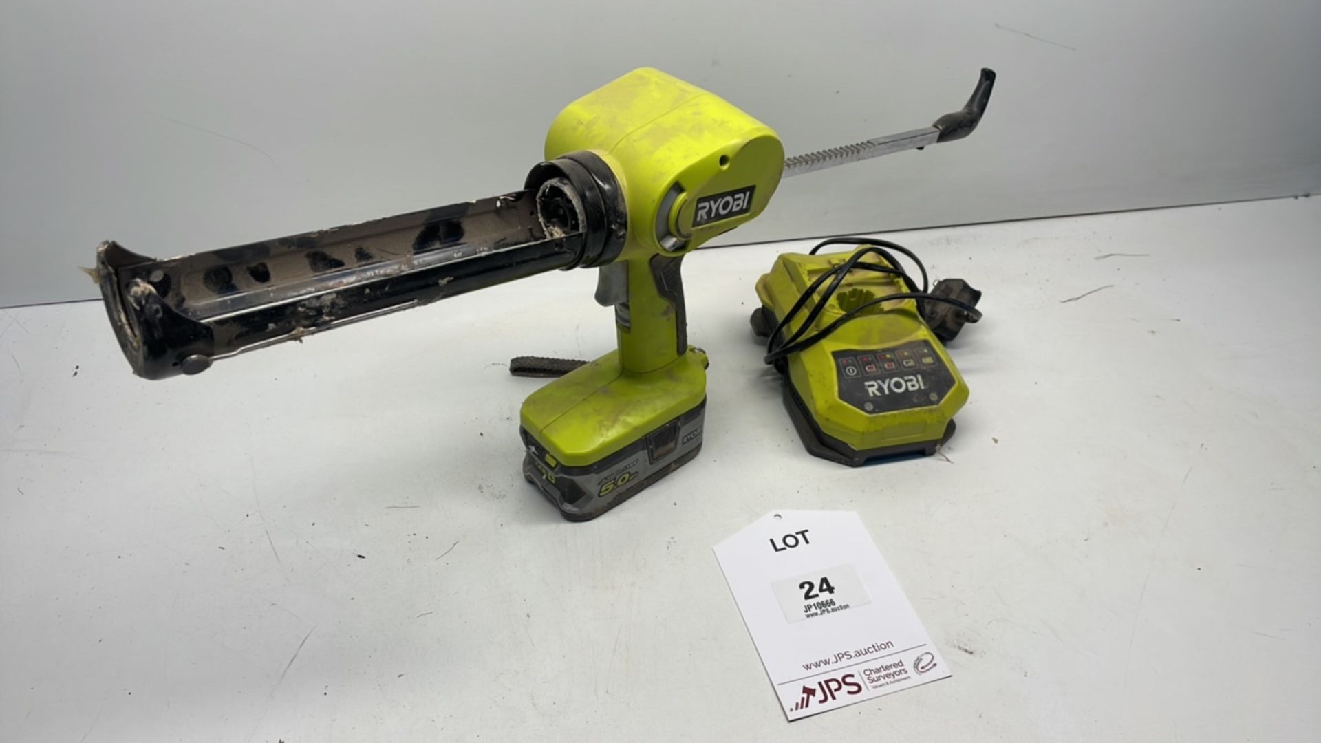 Ryobi CCG 1801 Cordless Caulking Gun w/ Charger - Image 2 of 3