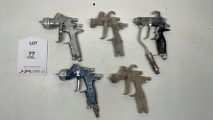 5 x Various Spray Guns as Per Pictures