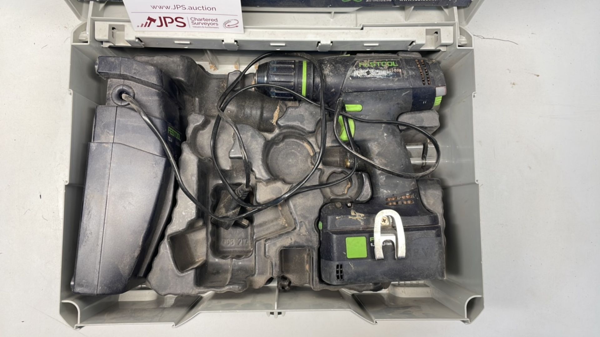 Festool T 18+3 LI Cordless Combi Drill w/ Charger in Case - Image 2 of 4