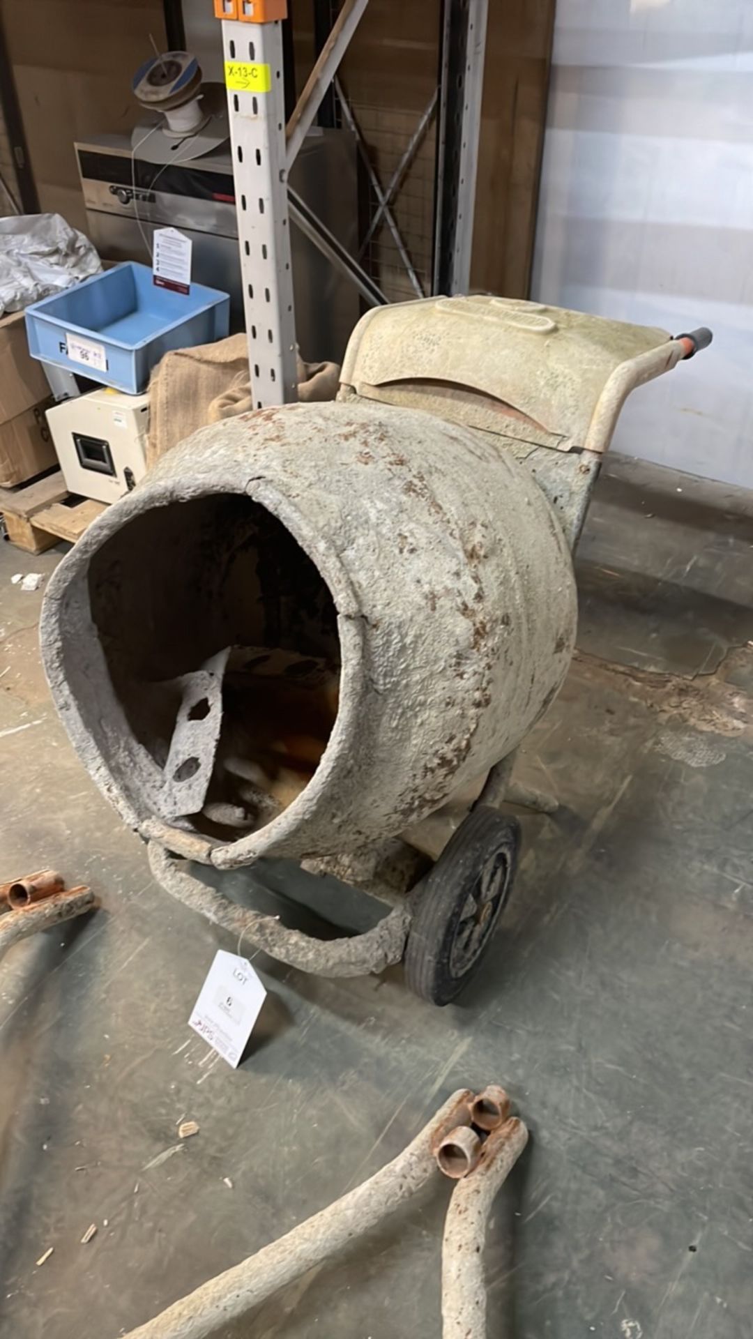 Belle MiniMix 150 Electric Concrete Mixer - Image 6 of 10