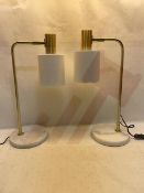 2 x Adjustable Angle Table Lamps | HD3 4JD, UK
