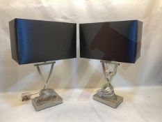 2 x Table Lamps w/Shades | M40 2BS