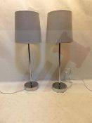 2 x Table Lamps w/Shades | HOME2560