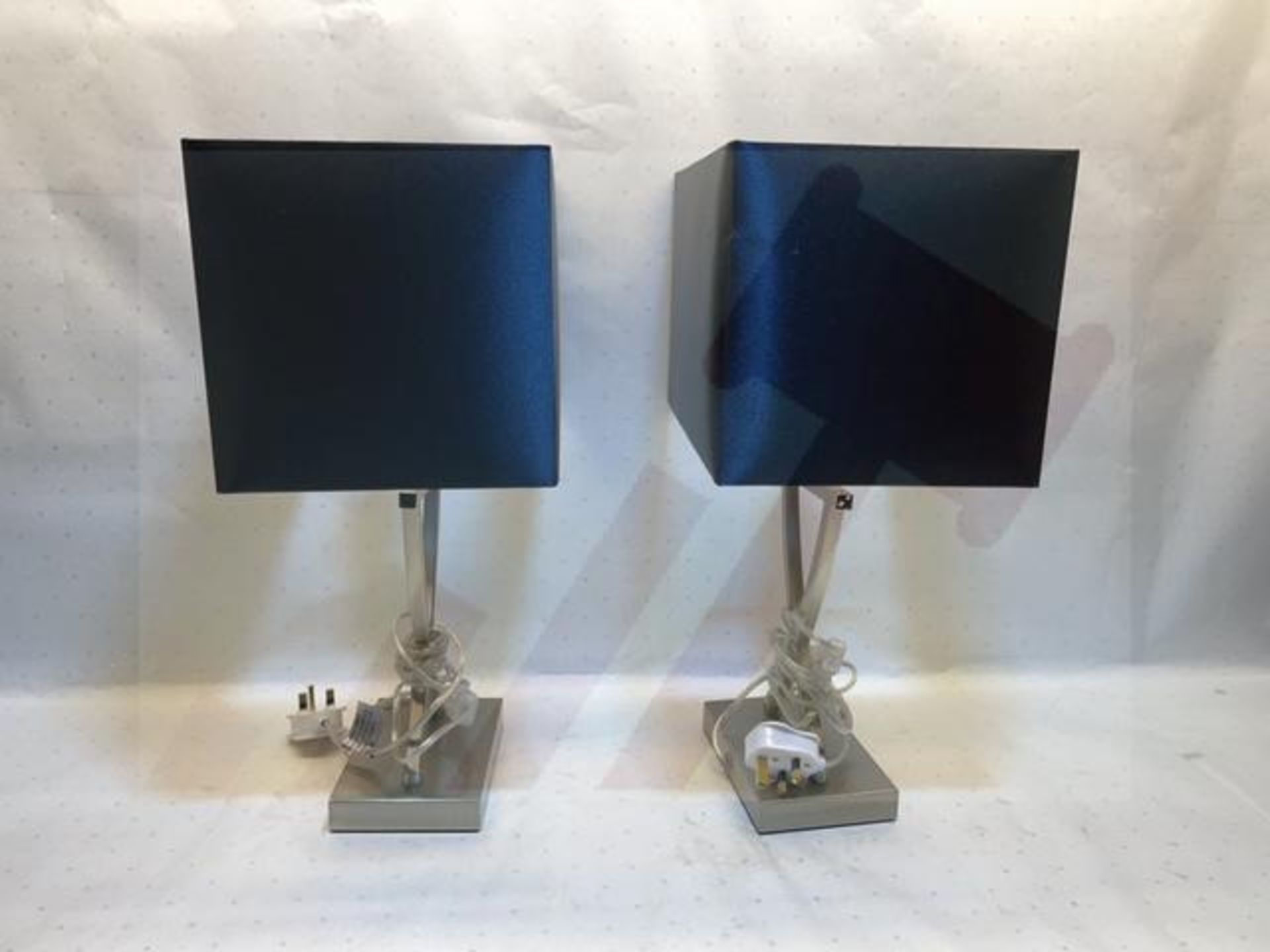 2 x Table Lamps w/Shades | M40 2BS - Image 2 of 7