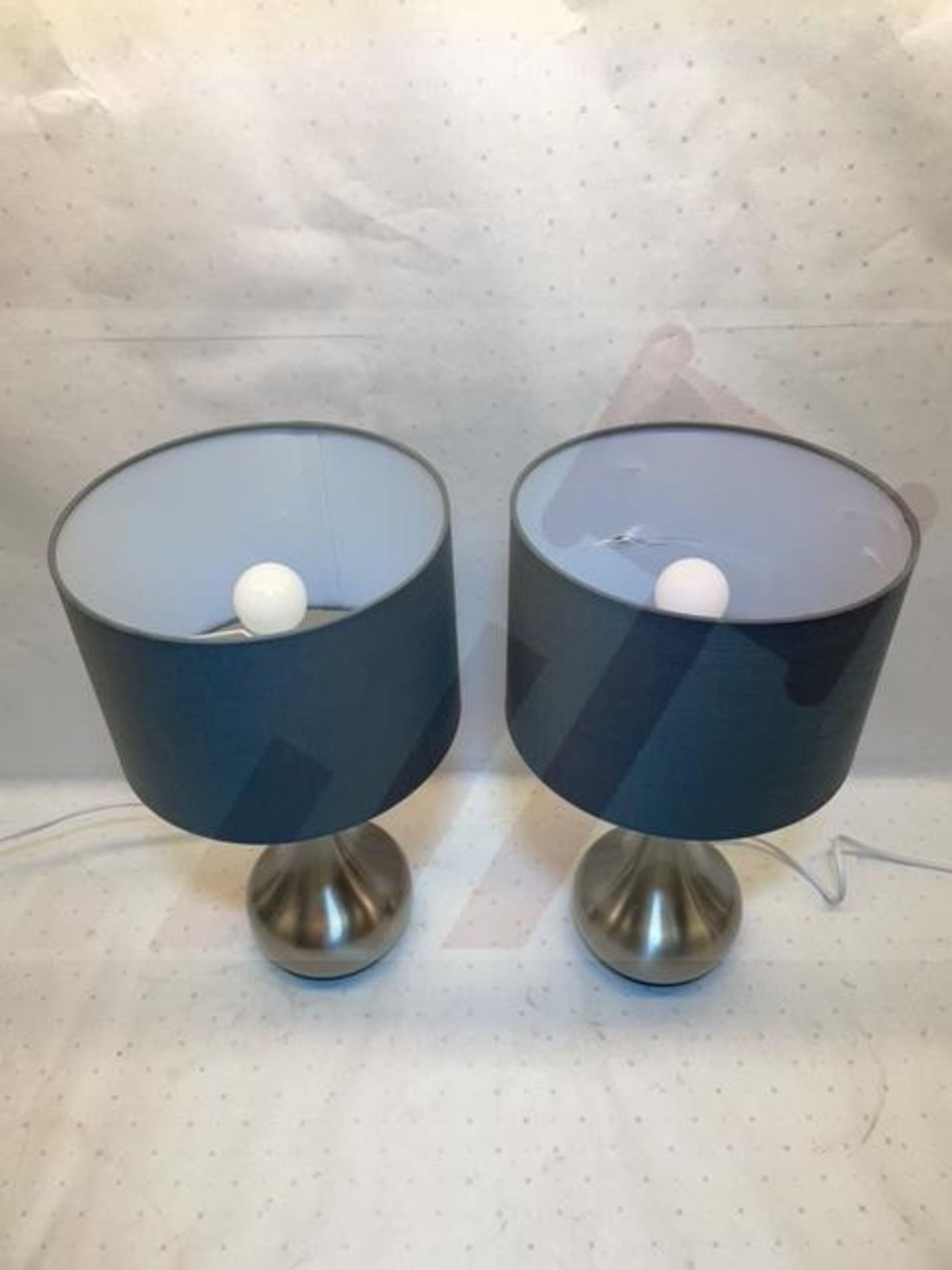 2 x Table Lamps w/Shades - Image 2 of 4