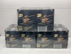72 X Bottles Of Miller Genuine Draft Beer