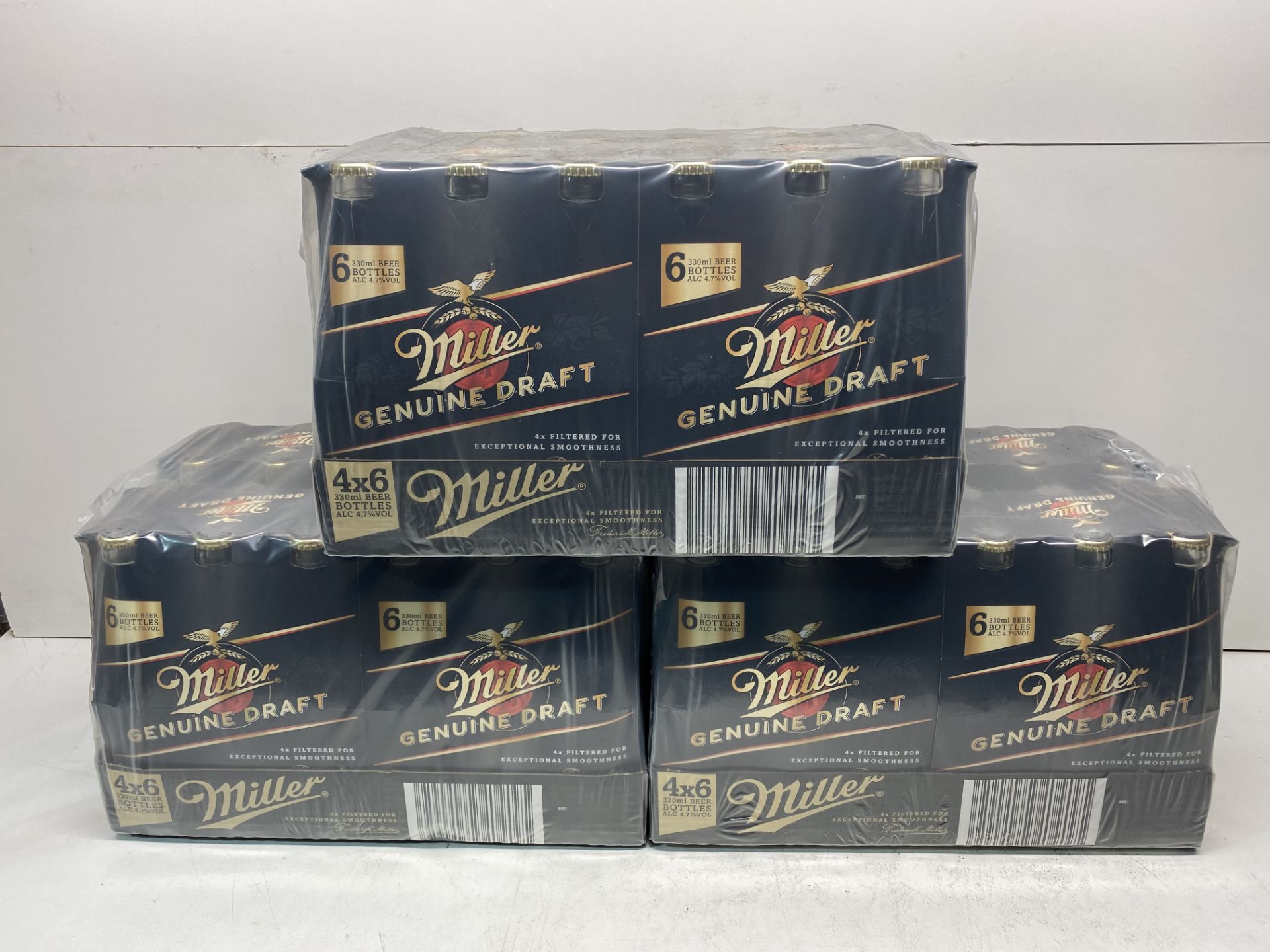 72 X Bottles Of Miller Genuine Draft Beer