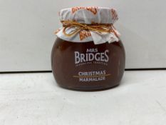 36 x Mrs Bridges Christmas Marmalade, 250g