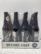 16 x Bottles Of Weston's Wyld Wood Organic Medium Dry Sparkling Cider