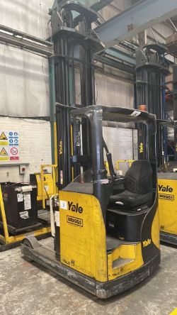 Plant & Machinery Sale | 7 x Yale MR16H Reach Forklift Trucks | 4 x Yale MO20 Low Lift Order Pickers