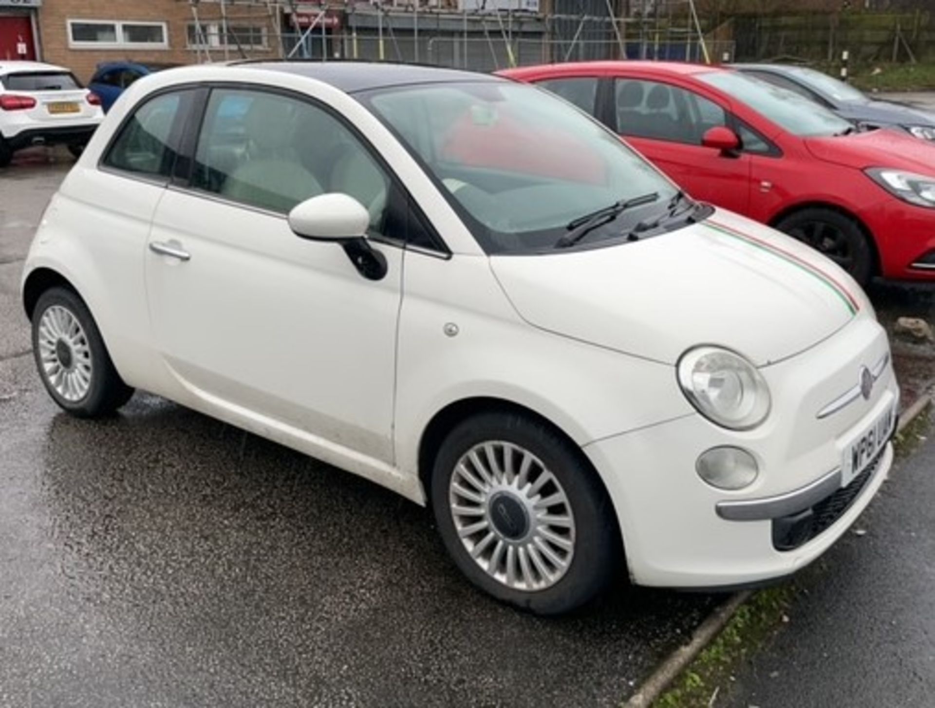 White Fiat 500 | Reg: WP61 UAM | Mileage: 42,858