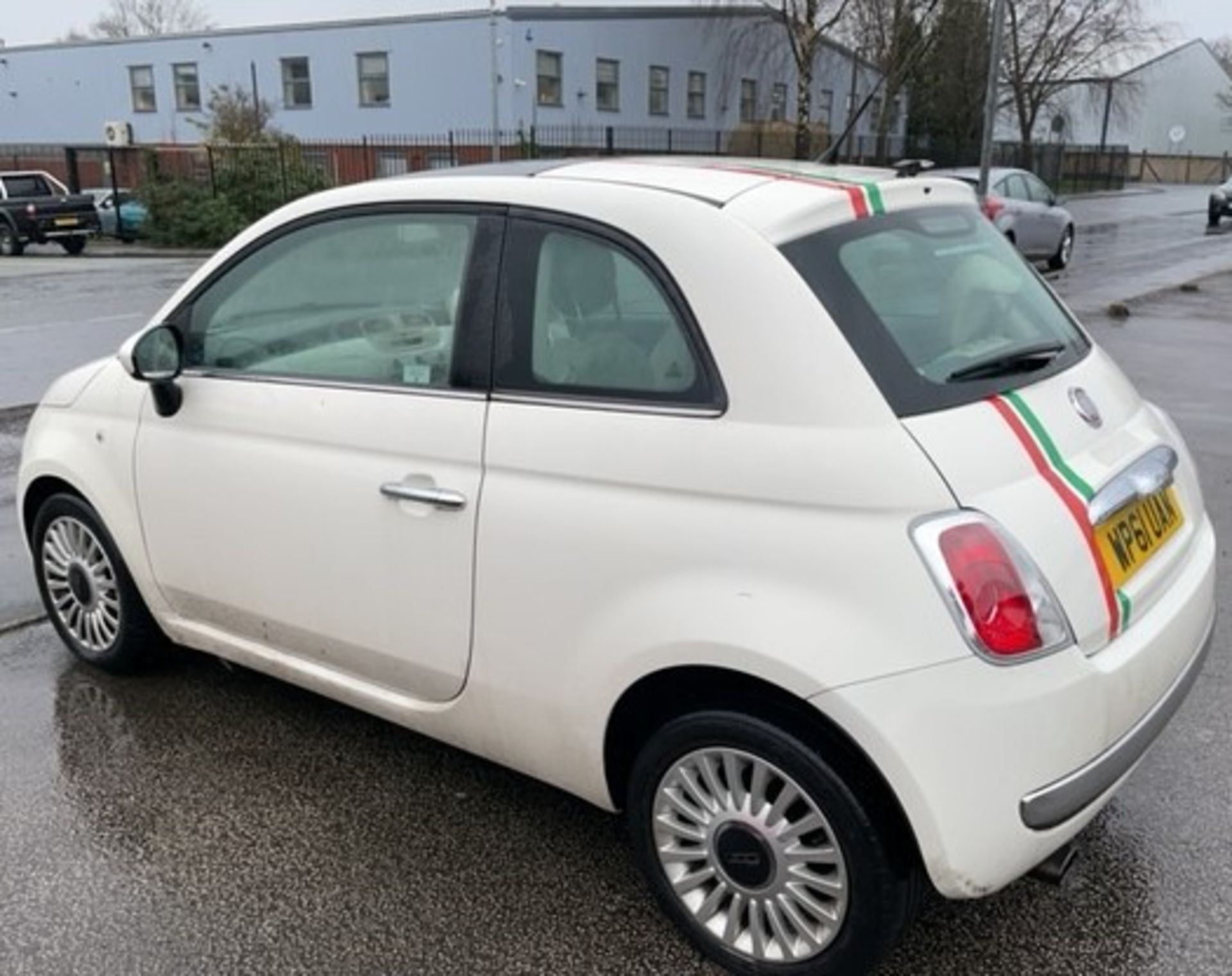 White Fiat 500 | Reg: WP61 UAM | Mileage: 42,858 - Image 4 of 16