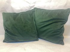 2 X Green Cushions
