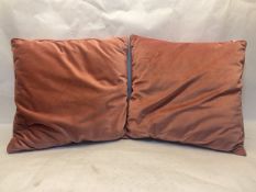 2 X Peach Cushions