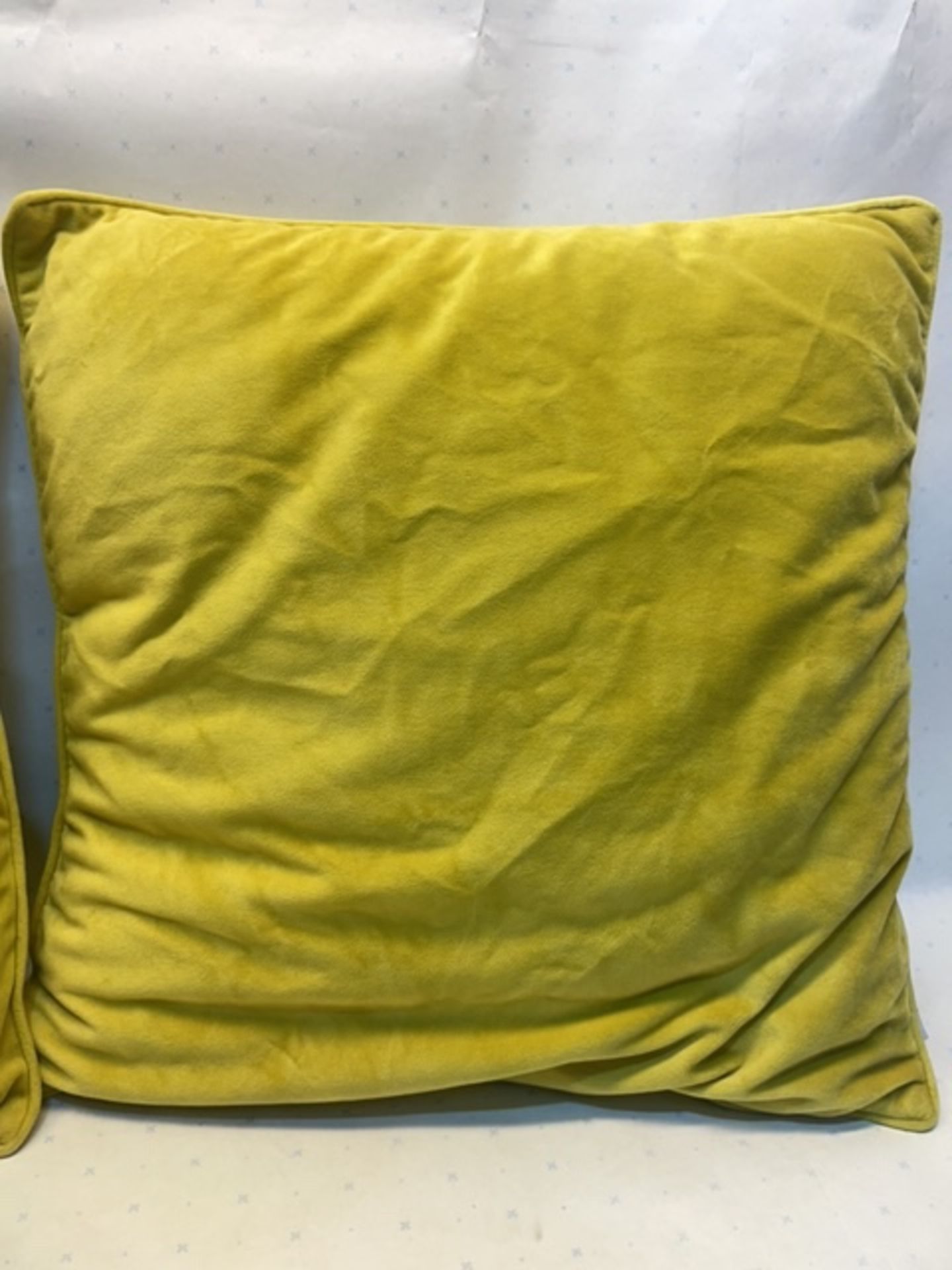 2 X Yellow Cushions - Image 3 of 3