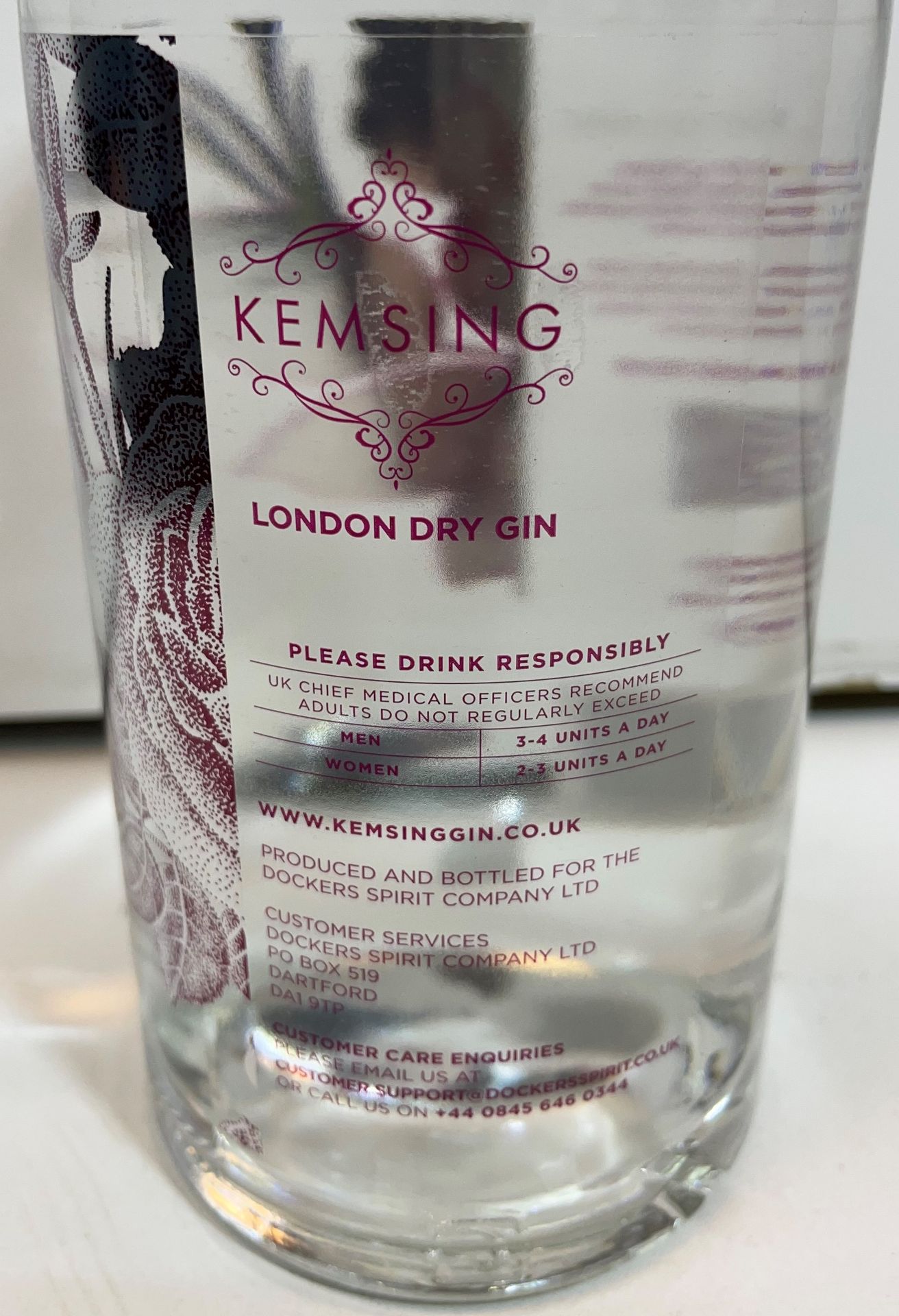 6X70cl Bottles Kemsing Premium English Gin - Image 5 of 8