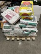 Approximately 29 x Bags Of Various Building Materials | Floor Screed | Render