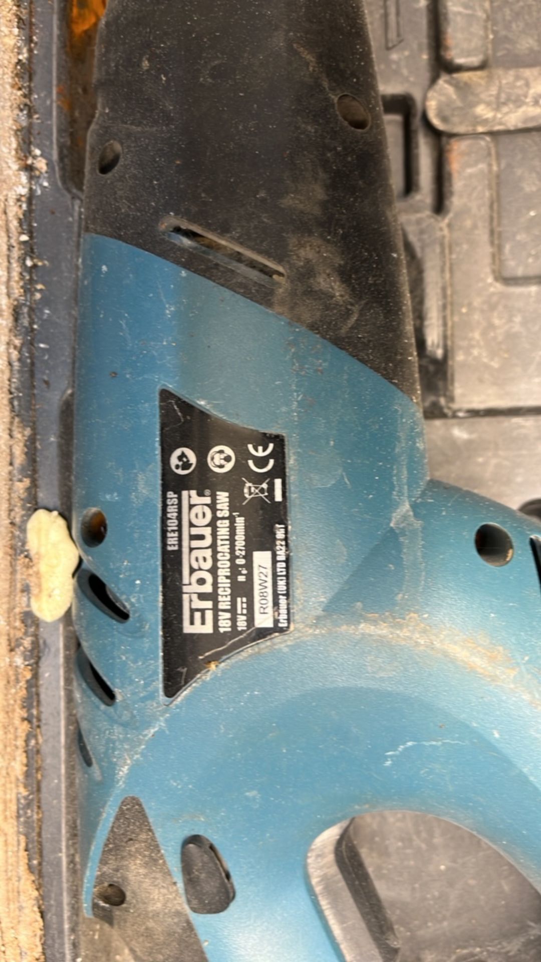 Erbauer ERE104RSB Reciprocating Saw *MISSING BATTERY* - Image 2 of 2