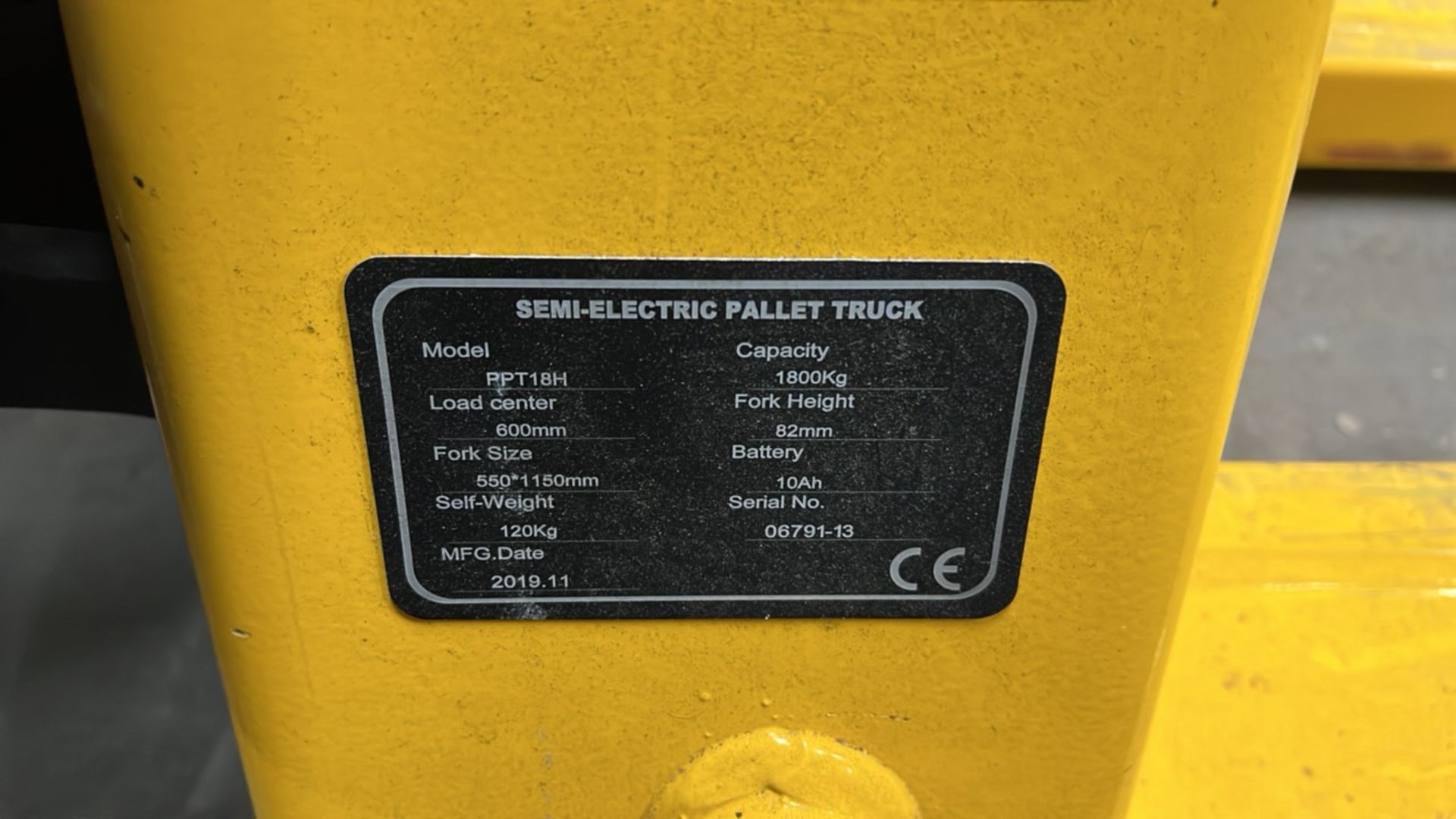 Loadsurfer PPT18H Semi-electric Battery Pallet Truck - Image 4 of 4