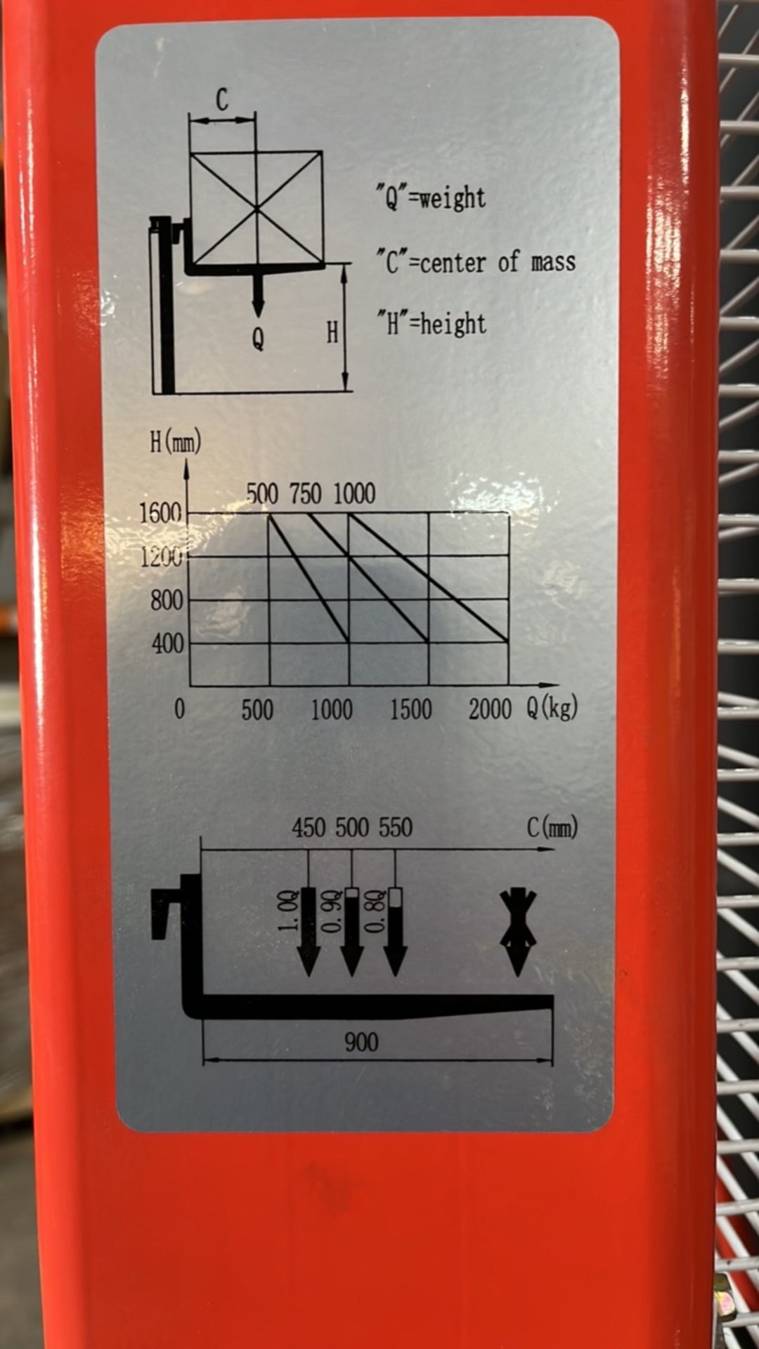 Unbranded Hydraulic Hand Forklift - Image 2 of 5