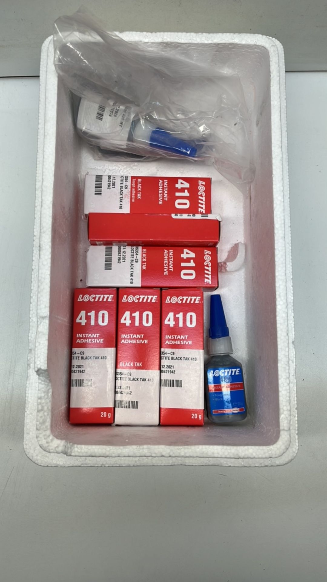 8 x Loctite 410 Bottles Of Black Tac Adhesive