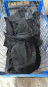 3 x Various Lengths Of Black Fabric