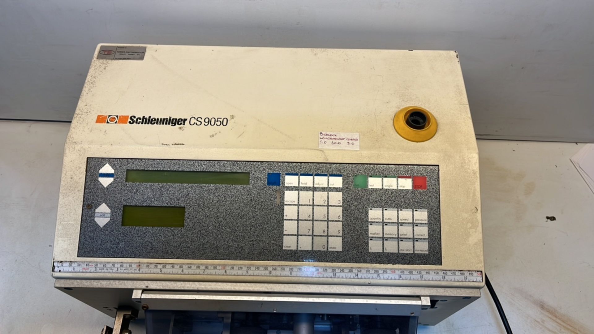 Schleuniger CS9050 Wire Cut & Strip Machine - Image 2 of 5